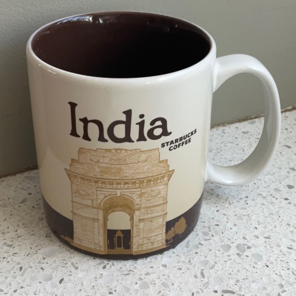 Starbucks India Mug - White and Brown